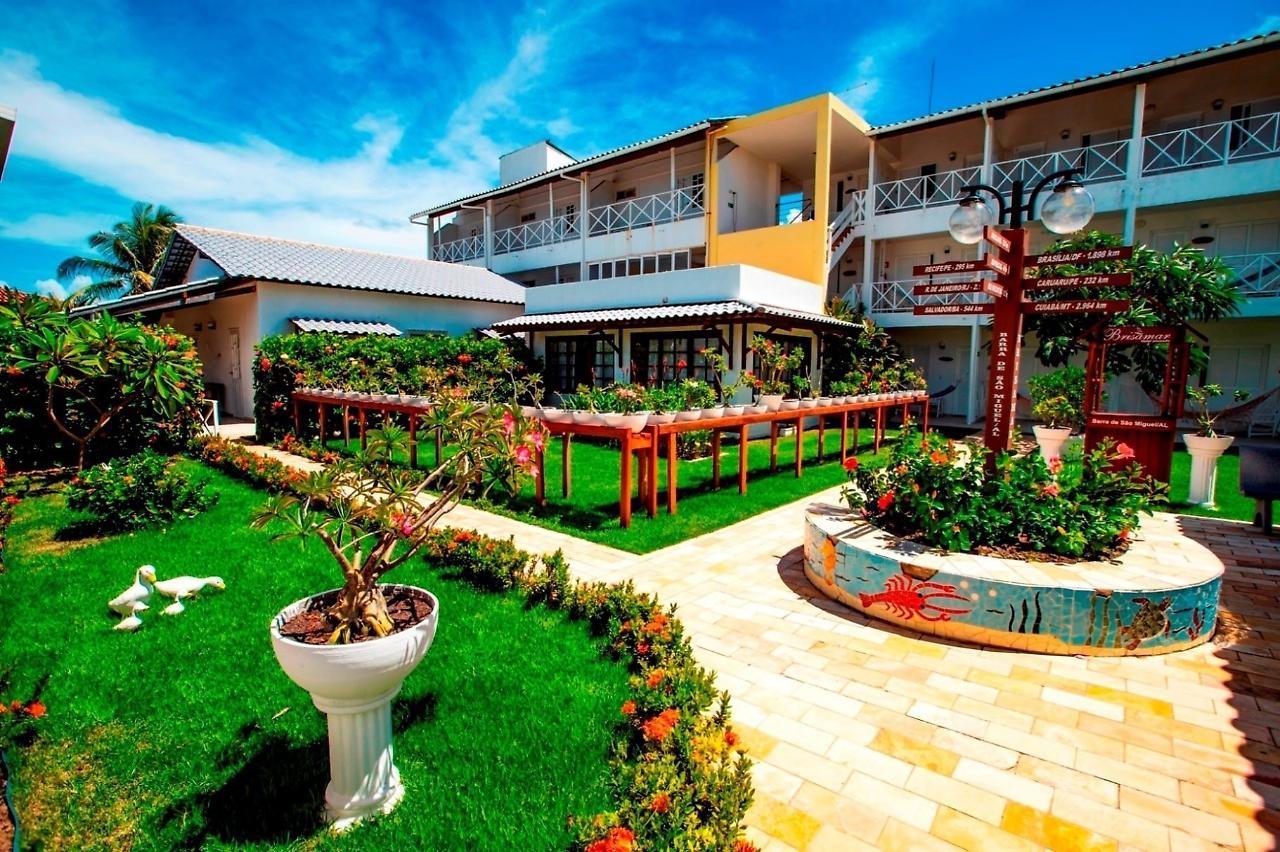 Brisamar Hotel Pousada Barra de Sao Miguel Bagian luar foto